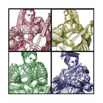 Renaissance Music t-shirts by rengeek Renaissance Music t-shirts
