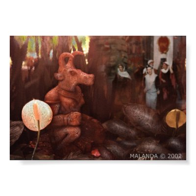 Renaissance Procession meets the God of the Ox Poster by Malanda