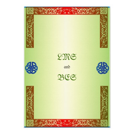 Renaissance Wedding Invitaiton Custom Invite