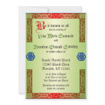 Renaissance Wedding Invitaiton invitations