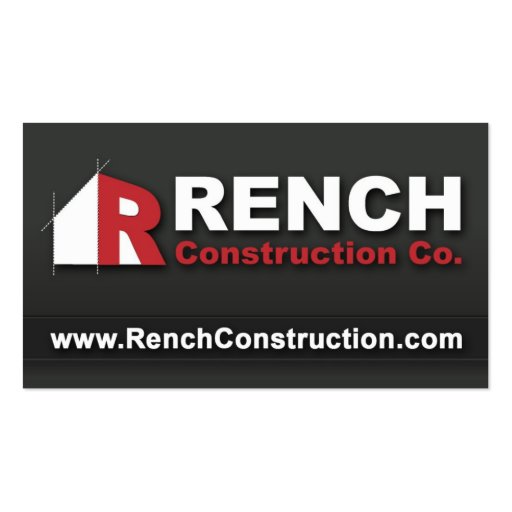 Rench Construction, LLC Business Card (front side)