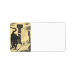 Rendevouz of Cats by Edouard Manet Custom Address Label