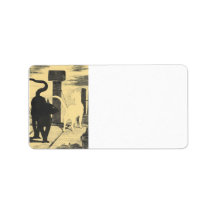 Rendevouz of Cats by Edouard Manet Custom Address Label