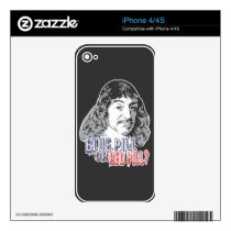 Rene Descartes Decal For The iPhone 4