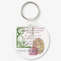 Rene Descartes keychains by minjean Rene Descartes keychains