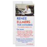 Renee Ellmers For Congress Hand Outs Rack Card Template