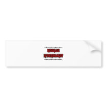 Renegade Epidemiologist Bumper Stickers