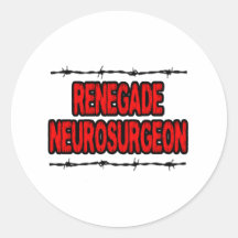 Renegade Neurosurgeon Sticker