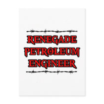 Renegade Petroleum Engineer Post Card