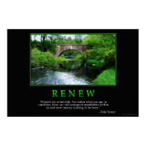 Renew Poster posters