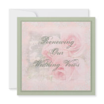 Renewing Wedding Vows Personalized Invites