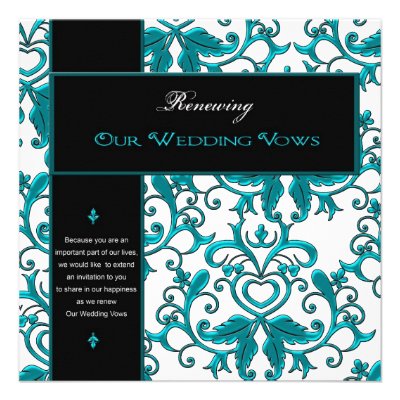 Renewing Wedding Vows -Invitations/ Embellishments