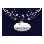 Renewing Wedding Vows - Invitations -Navy Floral