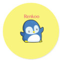 Renkoo Penguin Yellow stickers by renkoo Renkoo Penguin Yellow stickers