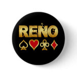 RENO PINBACK BUTTON