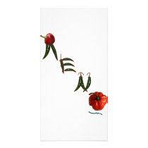 Reno Chili Peppers Custom Photo Card