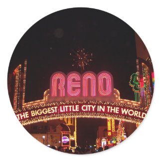 Reno Sign sticker