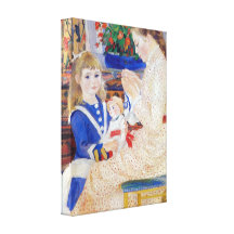 Renoir - Children in the afternoon in Wargemont Canvas Print