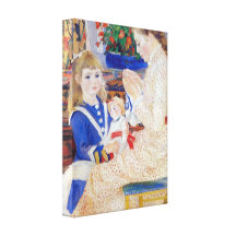 Renoir - Children in the afternoon in Wargemont Gallery Wrap Canvas