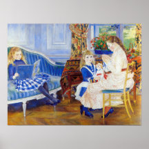 Renoir - Children in the afternoon in Wargemont Posters