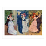 Renoir - Dance in the City, Country, and Bougival postcards