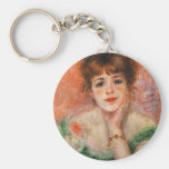 Renoir Jean Samary in a Low Necked Dress Key Chain