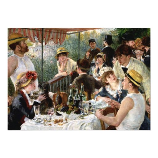 Renoir: Luncheon of the Boating Party Personalized Invitations