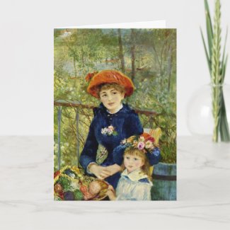 Renoir Mother's Day Card card