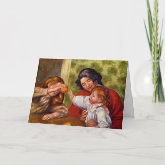 Renoir Mother's Day Card card