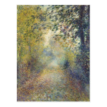 Renoir Painting Postcard