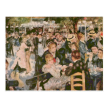 Renoir Painting Postcard