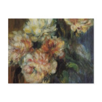 Renoir's A Vase of Peonies Post Cards