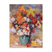 Renoir's A Vase of Tulips and Anemones Post Card