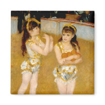 Renoir's Acrobats at the Cirque Fernando (1879) Refrigerator Magnet