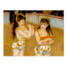 Renoir's Acrobats at the Cirque Fernando (1879) Post Cards