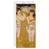 Renoir's Acrobats at the Cirque Fernando (1879) rack cards by MasterpieceGallery Renoir's Acrobats at the Cirque Fernando (1879) rack cards
