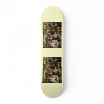 Renoir's Bal du   de la Galette (1876) skateboards