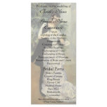 Renoir's City Dance Wedding Program rack cards