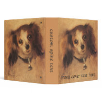 Renoir's Head of a Dog binders by MasterpieceCafe Renoir's Head of a Dog binders