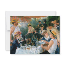 Renoir's Luncheon of the Boating Party (1881) invitations