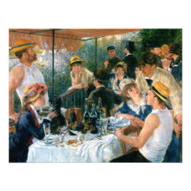 Renoir's Luncheon of the Boating Party (1881) Personalized Invite