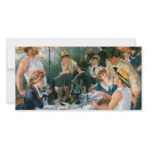 Renoir's Luncheon of the Boating Party (1881) photo cards by MasterpieceGallery Renoir's Luncheon of the Boating Party (1881) photo cards