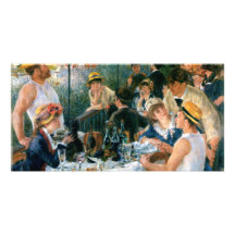 Renoir's Luncheon of the Boating Party (1881) Customized Photo Card