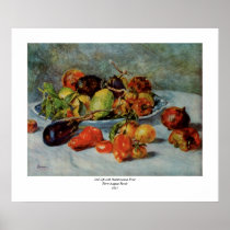 Renoir's Still Life with Mediterranean Fruit, 1911 Posters