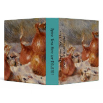 Renoir's Still Life with Onions (1881) binders by MasterpieceGallery Renoir's Still Life with Onions (1881) binders