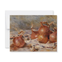 Renoir's Still Life with Onions (1881) invitations by MasterpieceGallery Renoir's Still Life with Onions (1881) invitations