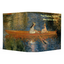 Renoir's The Seine at Asnières (The Skiff) ca 1879 binders