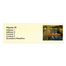 Renoir's The Seine at Asnières (The Skiff) ca 1879 Business Card Template