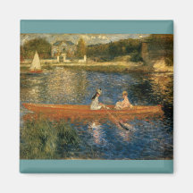 Renoir's The Seine at Asnières (The Skiff) ca 1879 Magnet
