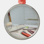 Renovation site christmas tree ornaments